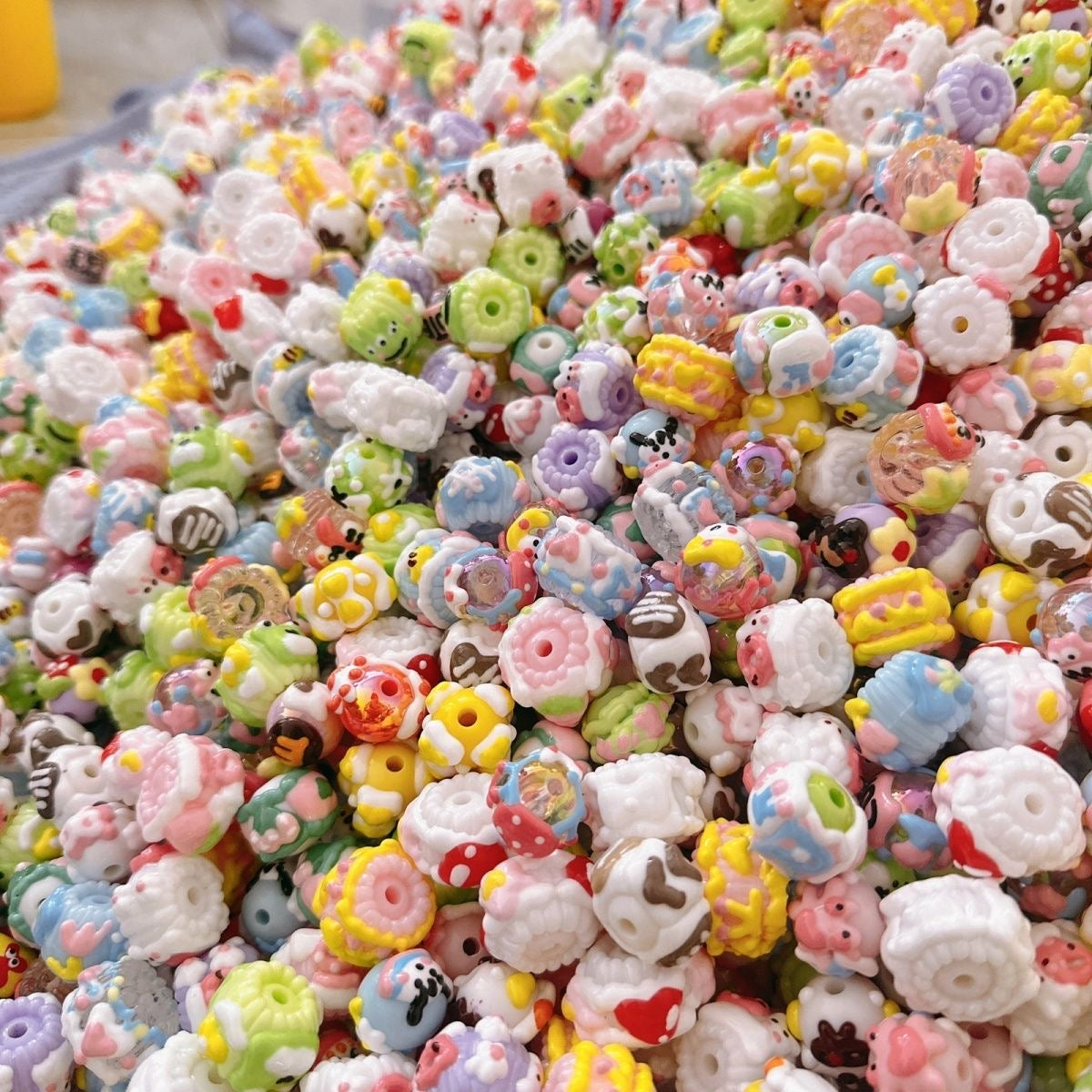 D-13 Hand-painted beads